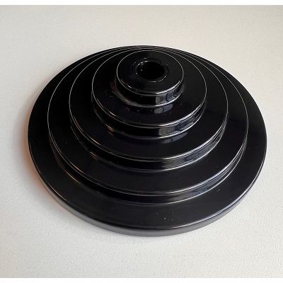 Klika - Voetplaat zwart trapvorm Deco 1/Deco 2
