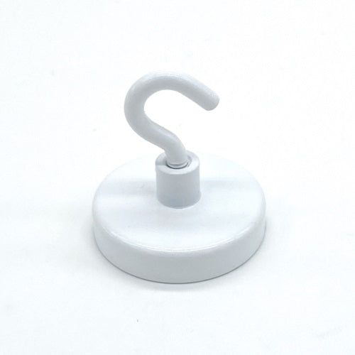 Klika - Aimant de plafond avec crochet blanc 40 mm 12 kg 40 pièces