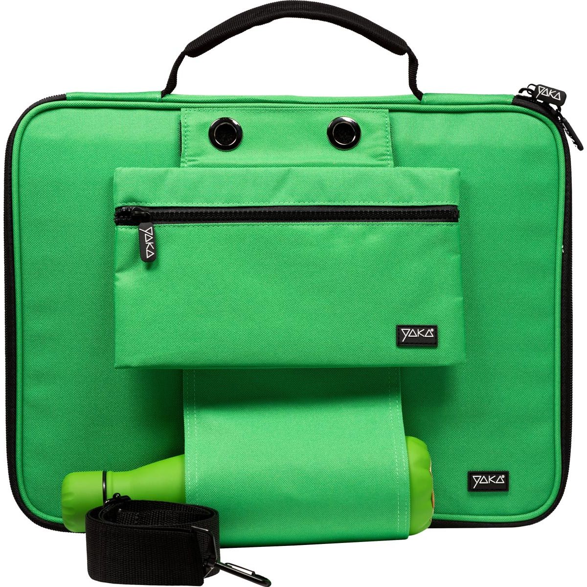 YAKA - laptoptas voor 13,3 inch laptop, groen