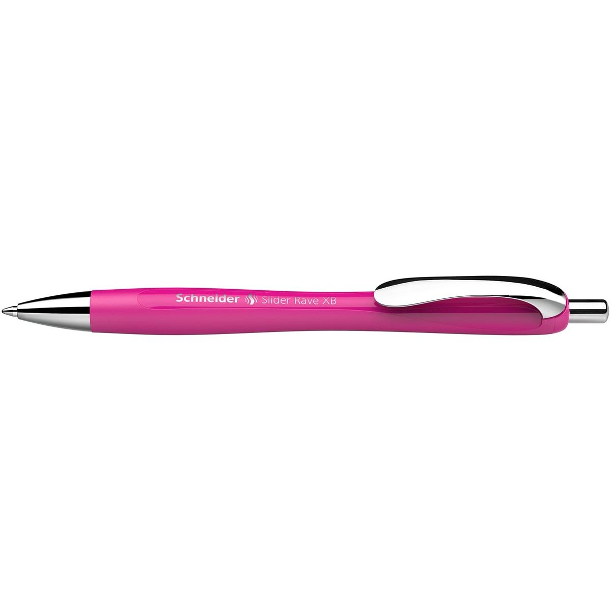 Schneider - balpen Slider Rave, extra breed, blauwe inkt, power pink