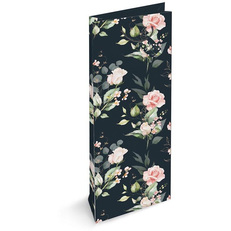 Klika - Geschenkzak Of Roses, voor fles, 9 x 36 x 13 cm