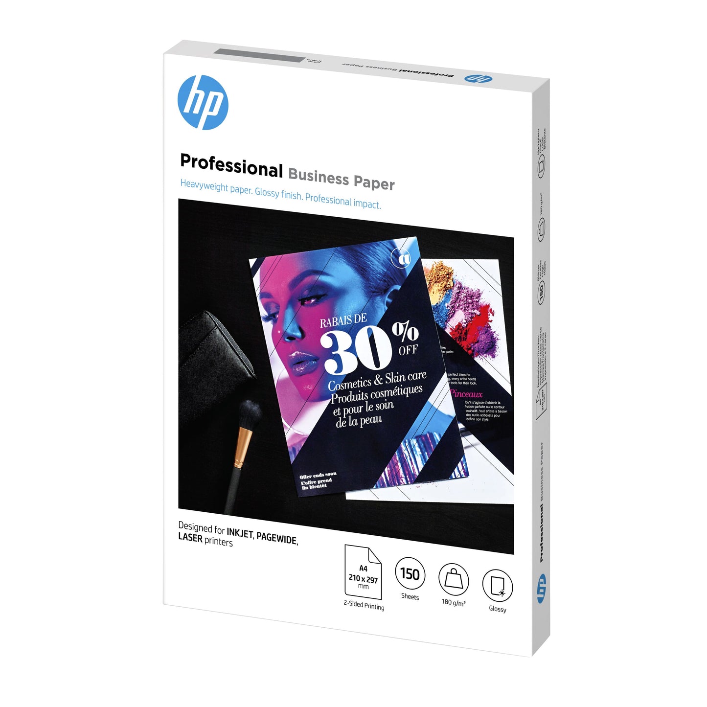 HP - Papier photo 3vk91a a4 laser 180gr brillant