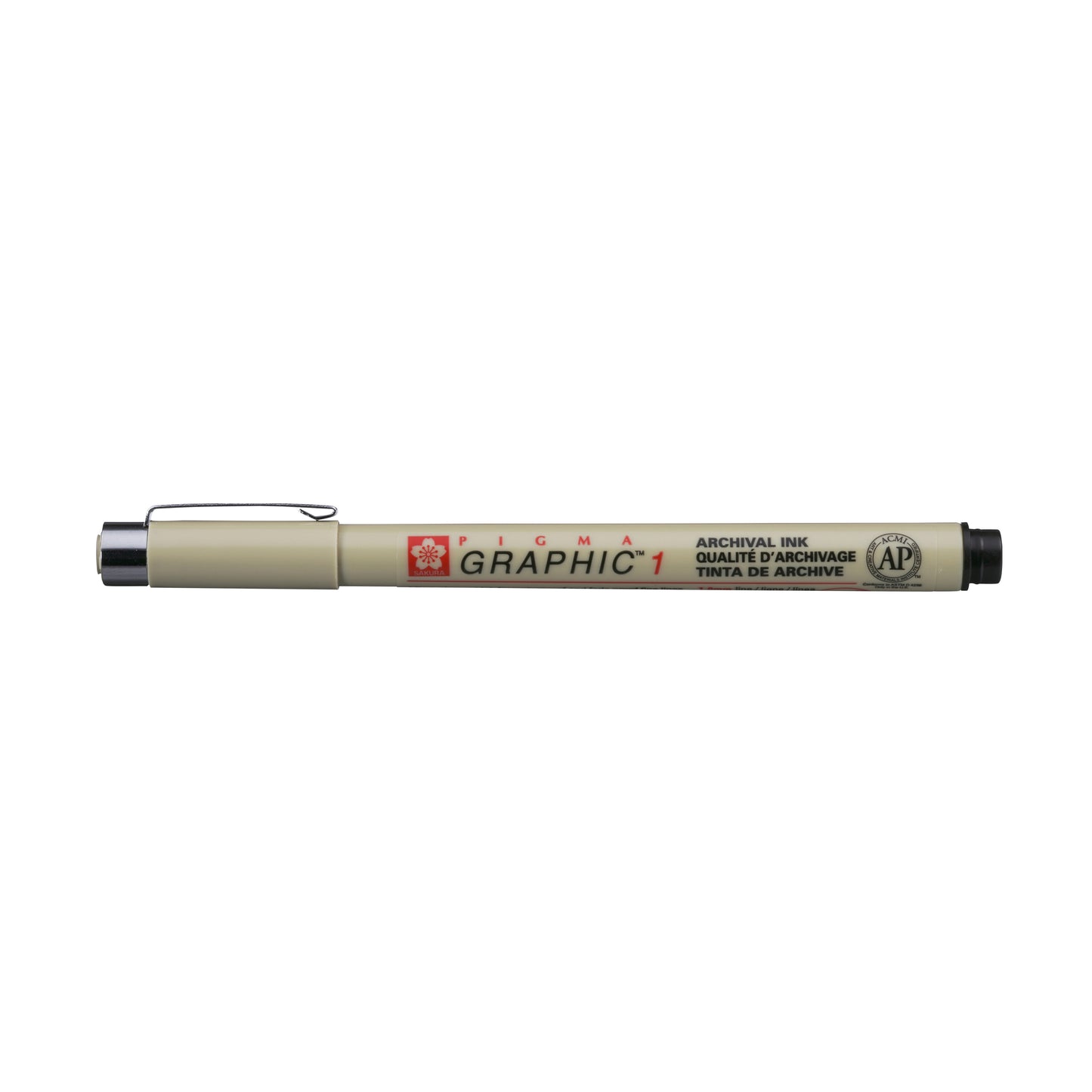 Sakura - Fineliner pigma graphic 1 1.0mm zwart