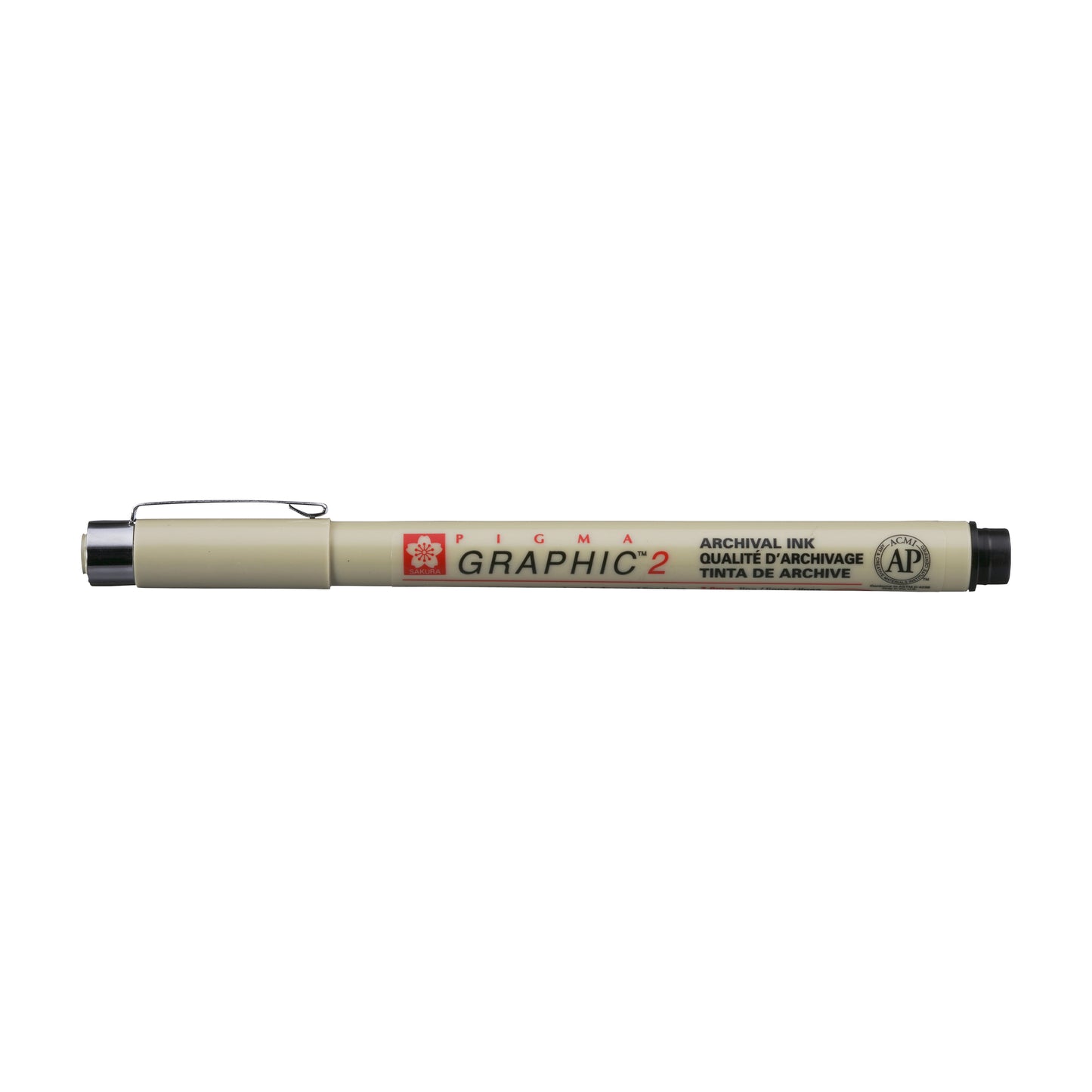 Sakura - Fineliner pigma graphic 2 2.0mm zwart