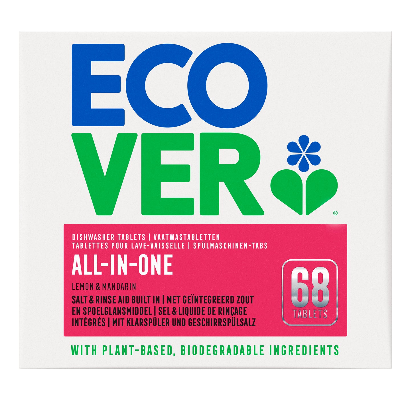 Ecover - Spülmaschinentabs All In One 68 Stück