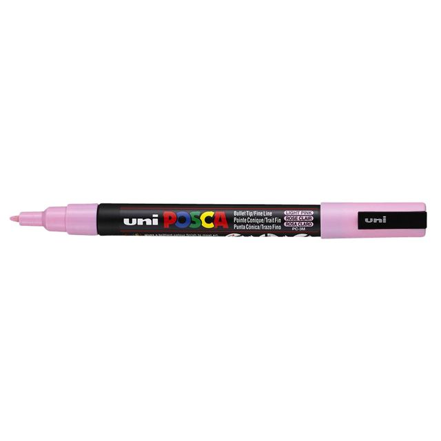 Posca - Marqueur Uni PCfine rose clair | 6 pièces