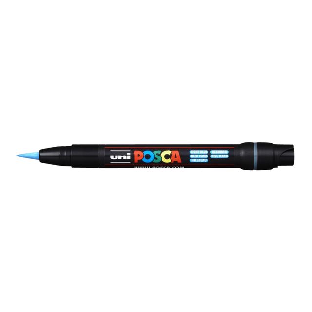 Posca - Paintmarker Uni PCF350 Pinsel 1-10mm hellblau | 5 Stück