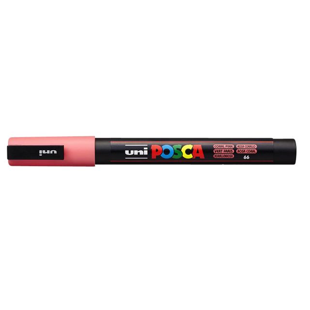 Posca - Paintmarker Uni PCfijn koraal | 6 stuks