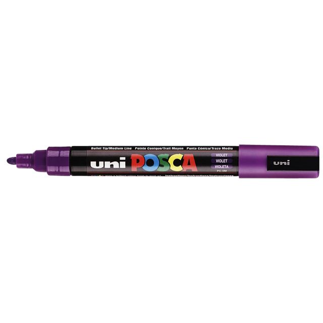 Posca - Marqueur Uni PC5M violet moyen | 6 pièces