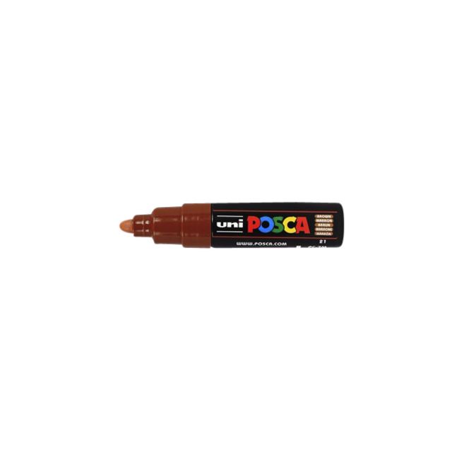 Posca - Paintmarker Uni PC7M breed bruin | 6 stuks