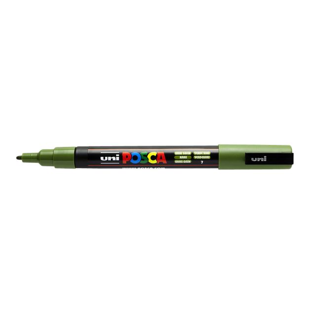 Posca - Paintmarker uni pc3m f kaki | 6 stuks