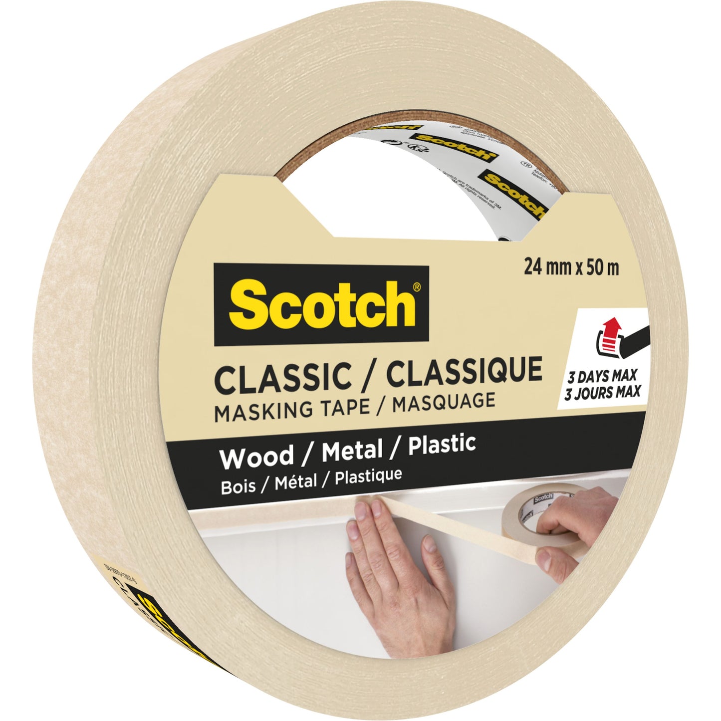 Scotch - Afplake classic 24mmx50m beige | 24 stuks