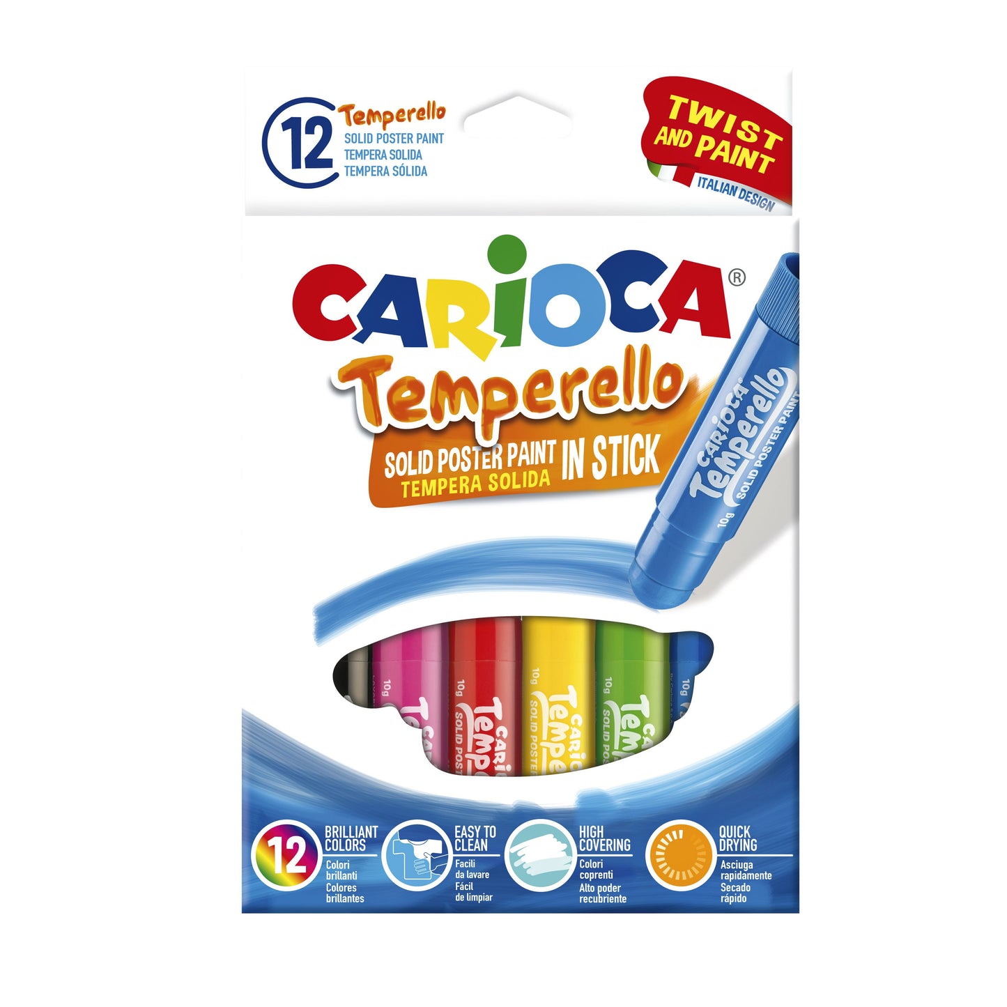 Carioca - Gouache Temperello 12 pièces