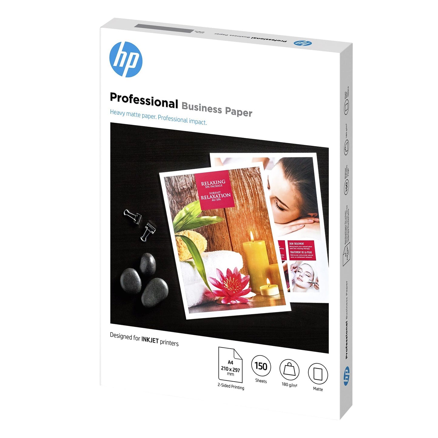 HP - Papier jet d'encre 7mv79a a4 180gr mat