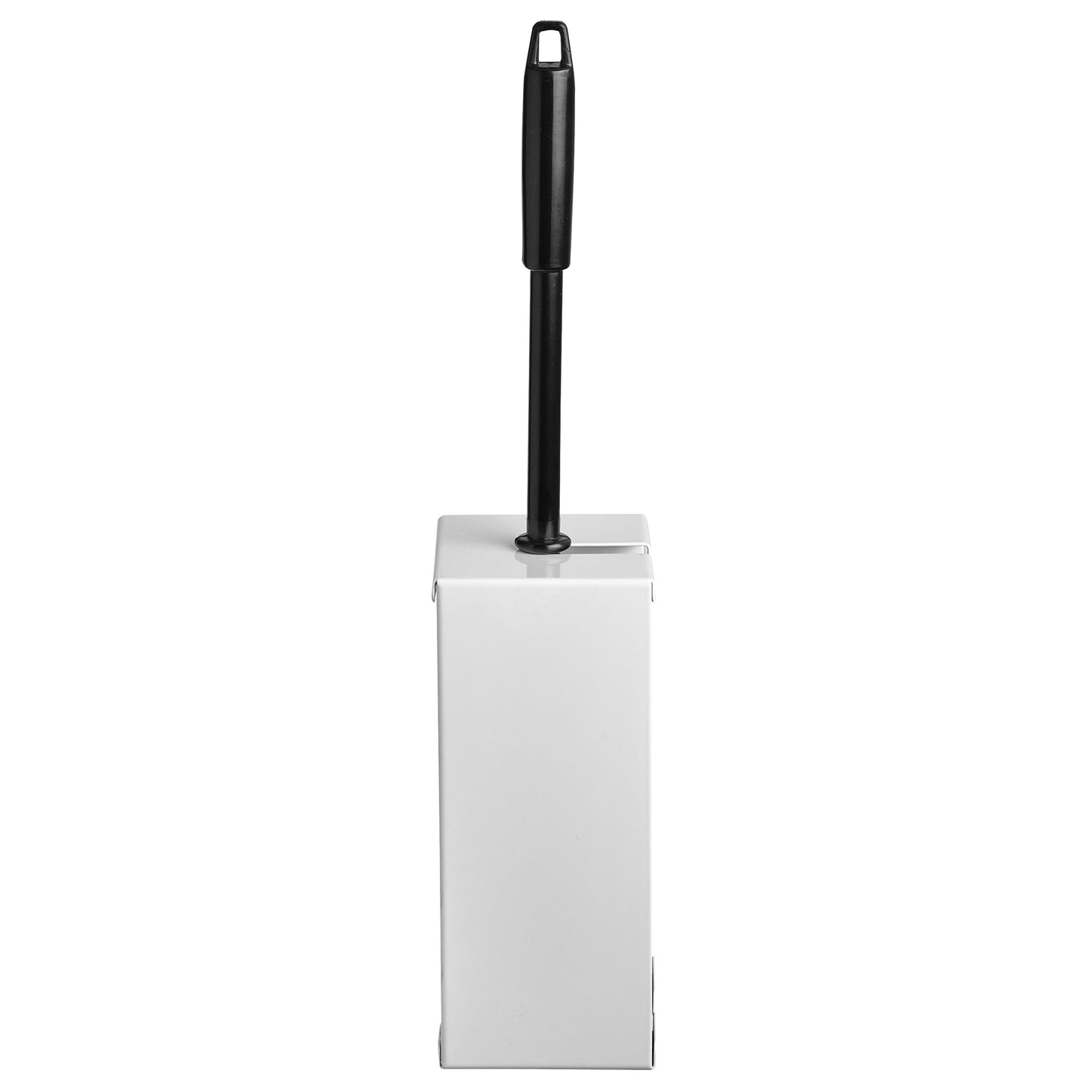 Quantore - Ensemble brosse WC Quartzline acier inoxydable blanc 448901