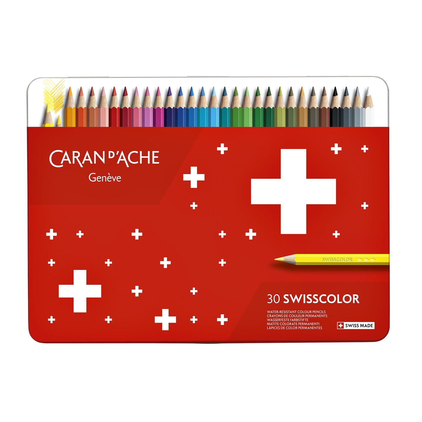Caran d'ache - Kleurpotloden caran d ache swisscolor 30 stuks ass