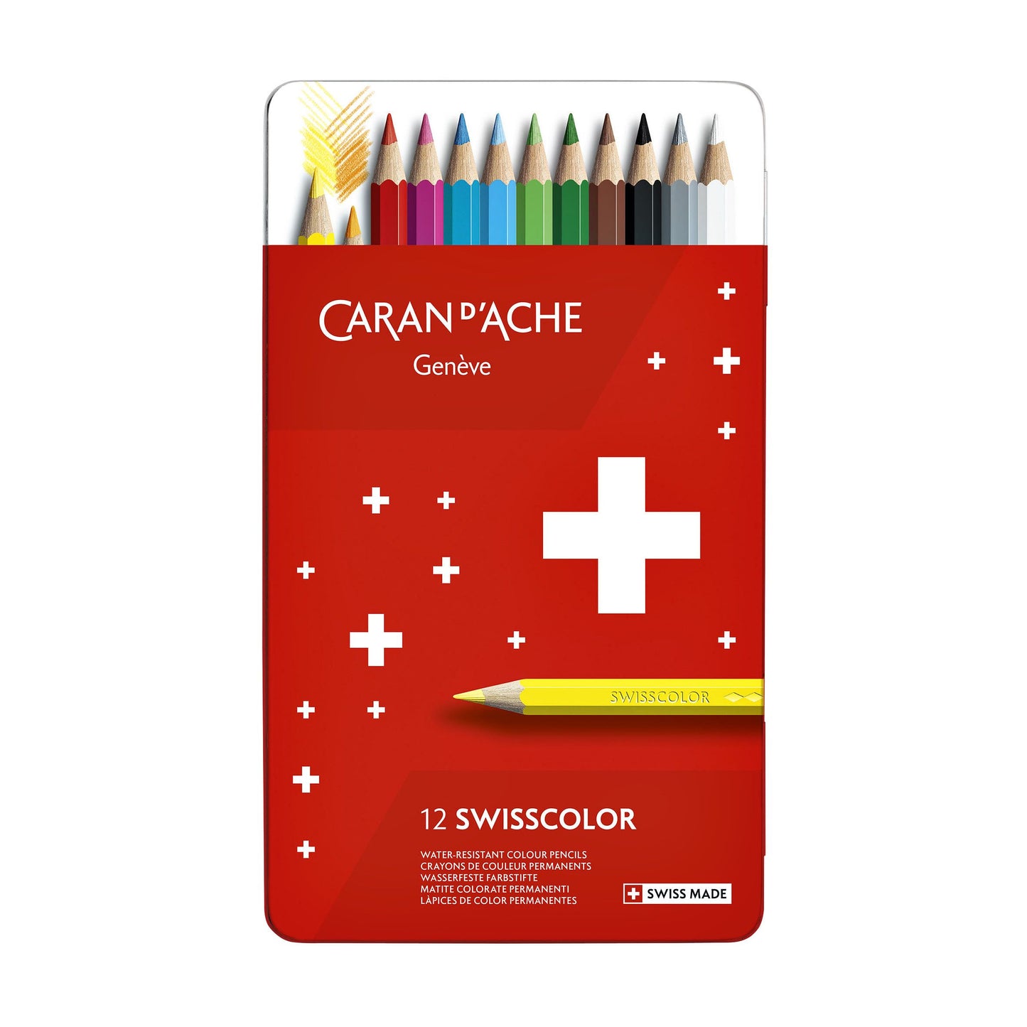 Caran d'ache - Kleurpotloden Swisscolor 12 stuks assorti