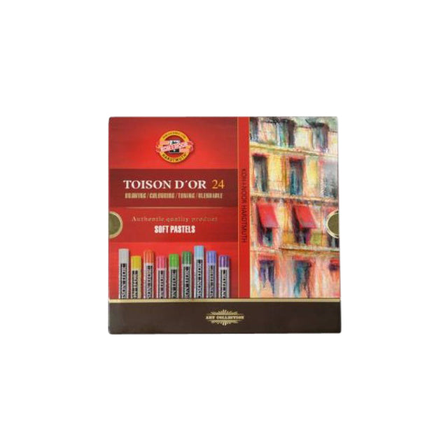 Koh-i-noor - craie à compter Toison 8514 ronde 24 pièces assorties | 3 pièces