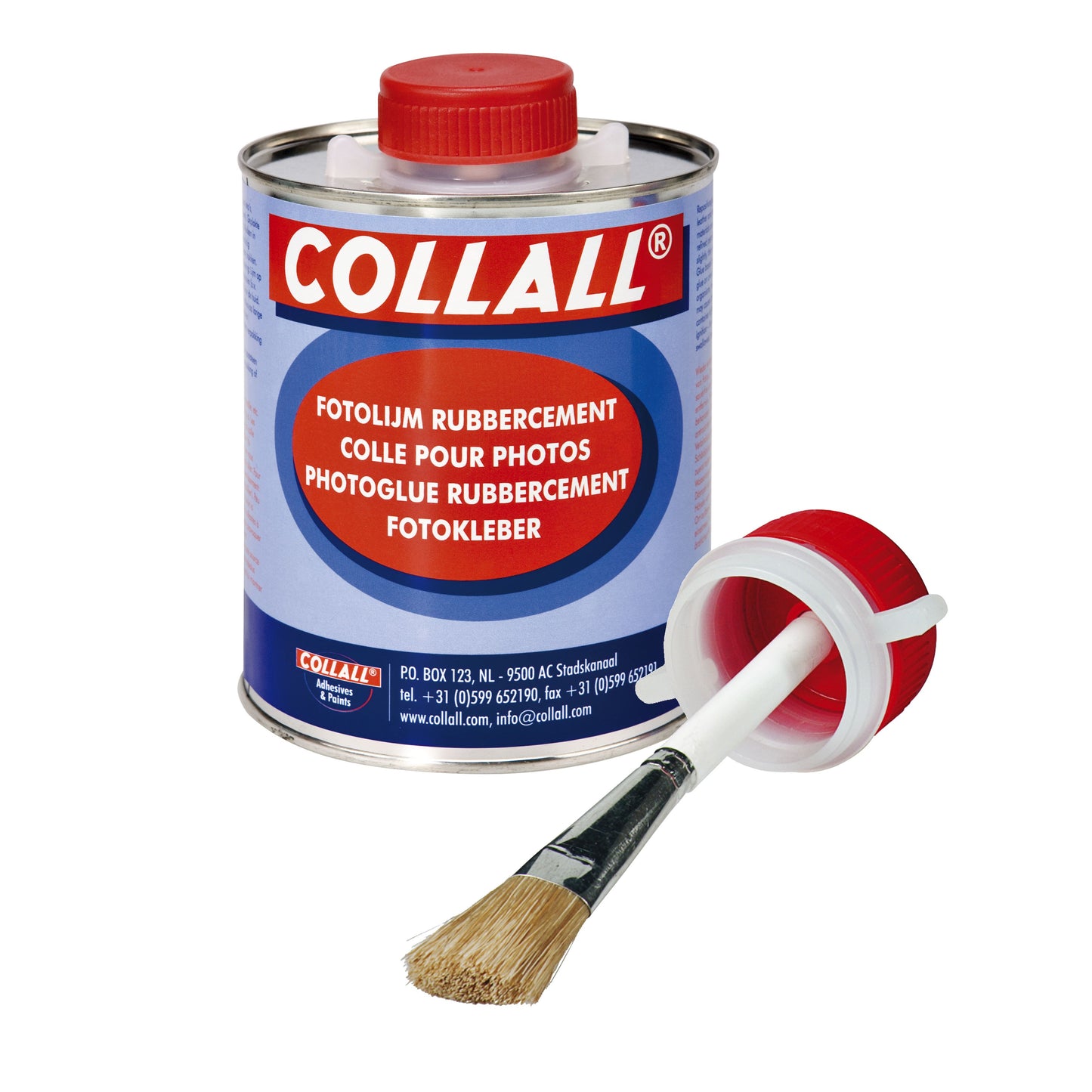 Collall - Gummizement 1000 ml + Pinsel | 6 Stück