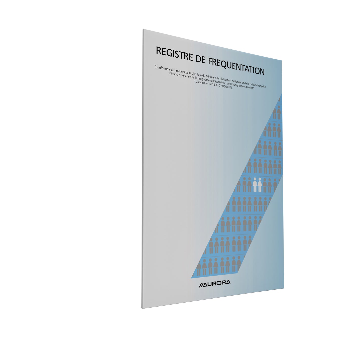 Aurora - Anwesenheitsliste A4 Französisch 64 Seiten | 25 Stück
