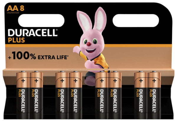 Duracell - Batterie Plus 8xAA