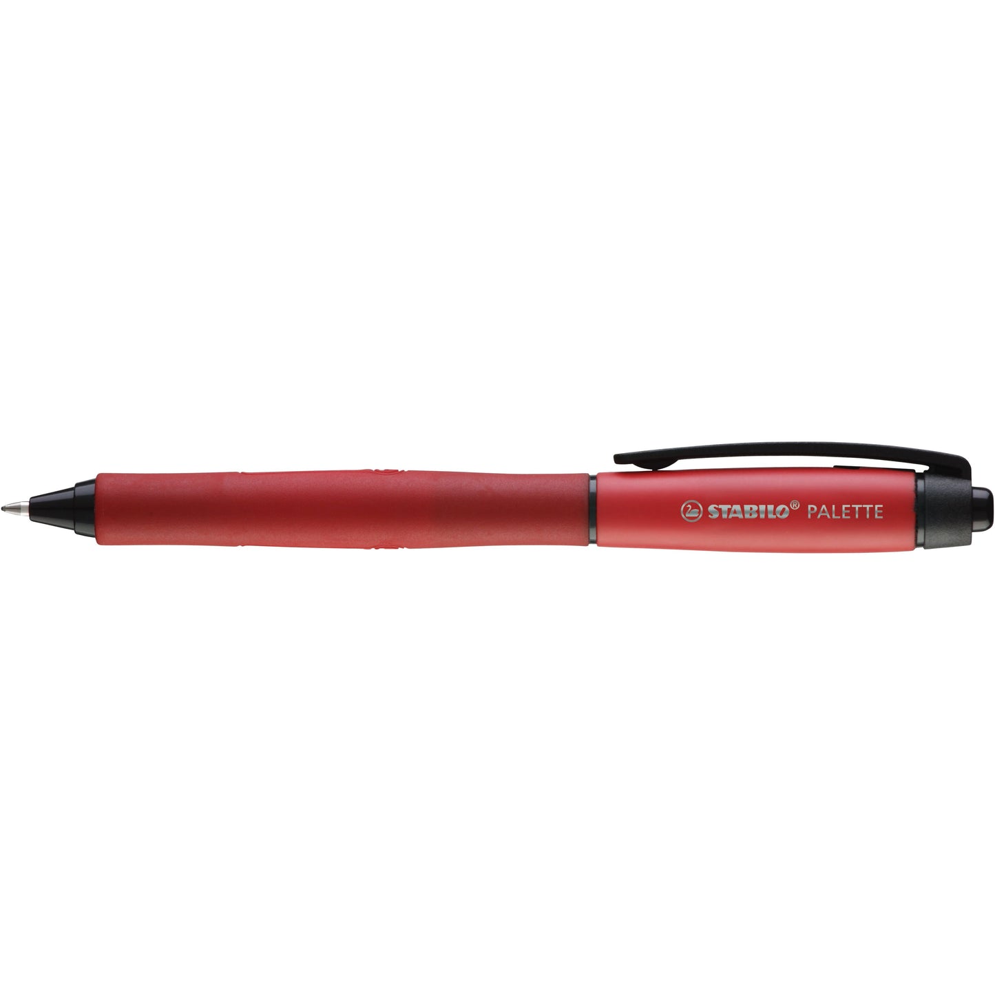 Stabilo - PALETTE, rollerball met drukmechanisme, rood, lijnbreedte F (0.4 mm), 10 stuks, rood schrijvend | 10 stuks