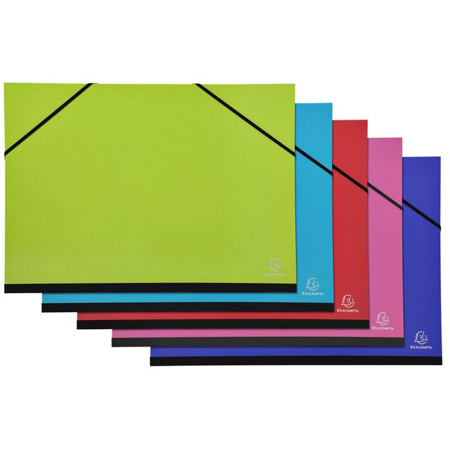 Exacompta - Dossier à dessin Iderama 32x45cm avec fermeture élastique assorti