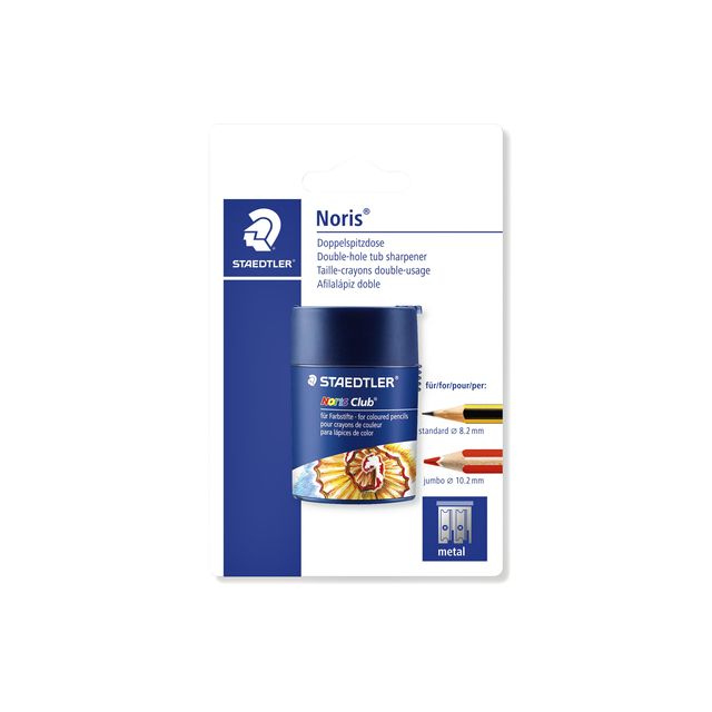 Staedtler - Puntenslijper Noris dubbel met opvangbakje blister