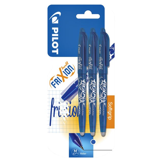 Pilot - Rollerpen frixion bl-fr7 m 3st blauw