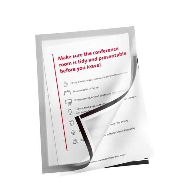 Quantore - Cadre A3 autocollant argent 2 pièces