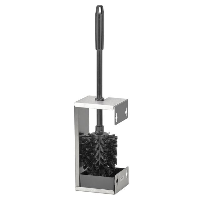 Quartzline - Toiletborstelset rvs zilver