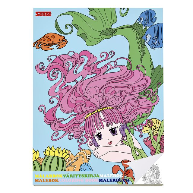 Sense – Meerjungfrau-Malbuch