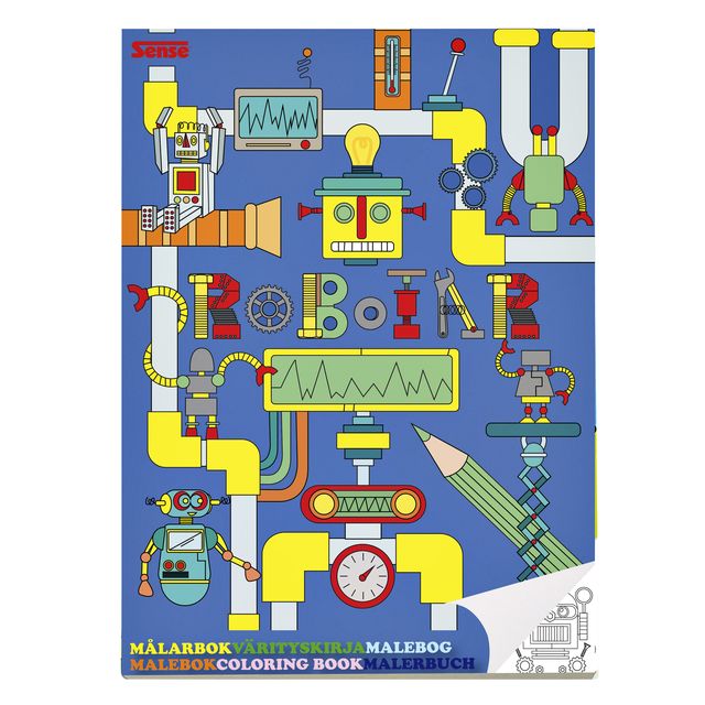 Sense - Livre de coloriage Robot