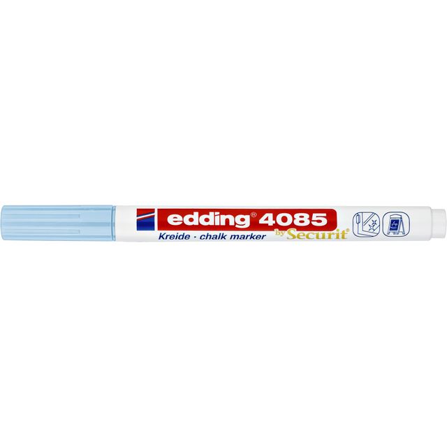 Edding - Kreidemarker 4085 rund 1-2mm pastellblau | 10 Stück