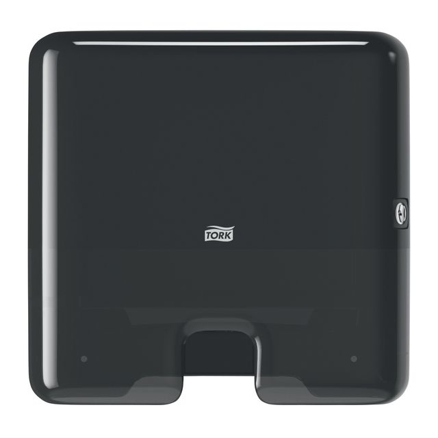 Tork - Distributeur de serviettes H2 Elevation Xpress petit noir 552108 | 150 pièces