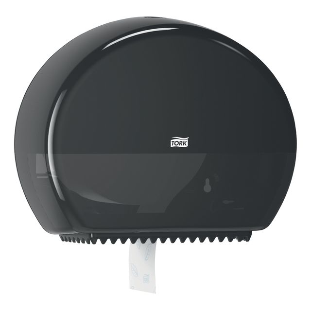 Tork - Distributeur de papier toilette T2 Elevation jumbo petit noir 555008 | 108 pièces