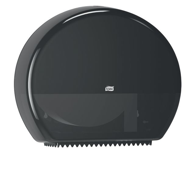 Tork - Toiletpapierdispenser T1 Elevation jumbo zwart 554008 | 65 stuks