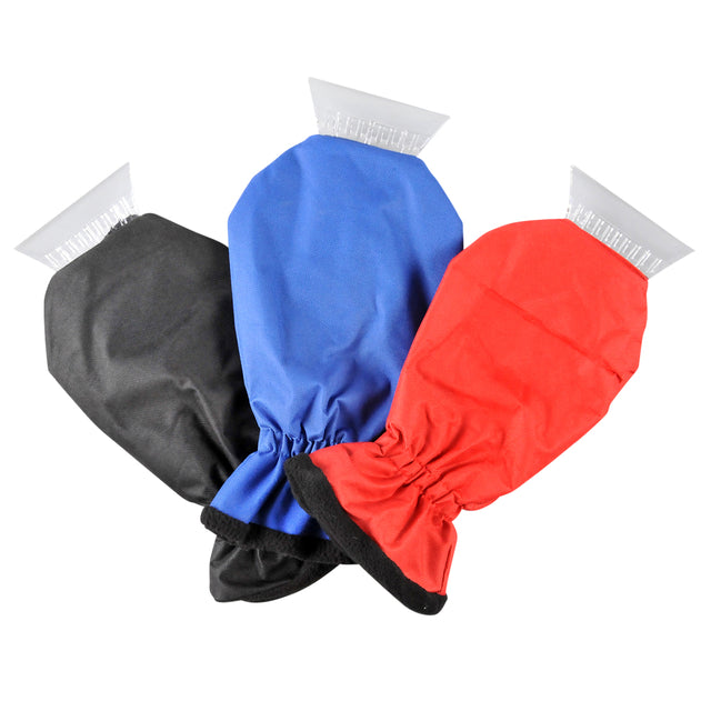 ProPlus - Ijskrabber met fleece handschoen assorti