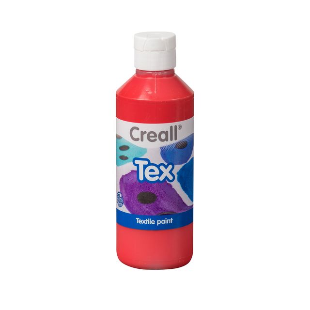 Creall - Textielverf tex rood 250ml