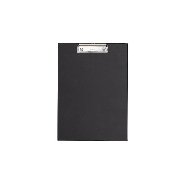 MAUL - Porte-bloc A4 portrait + pochette PVC noir | 12 pièces