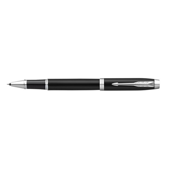 Parker - Rollerpen IM matte black CT fijn