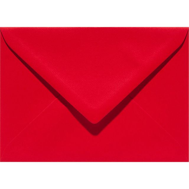 Papicolor - Enveloppe EA5 156x220mm rouge pack de 6 pièces