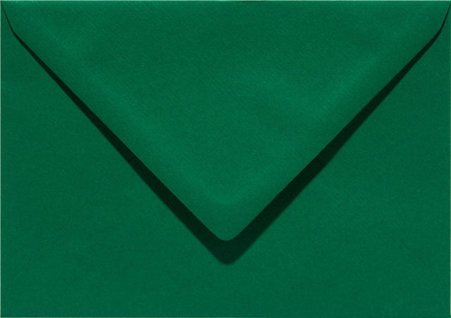 Papicolor - Enveloppe EA5 156x220mm vert sapin pack de 6 pièces