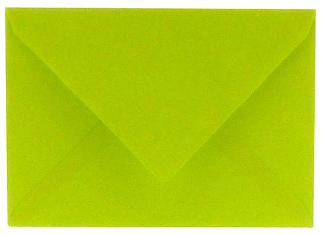Papicolor - Briefumschlag EA5 156x220mm apfelgrün, Packung mit 6 Stück
