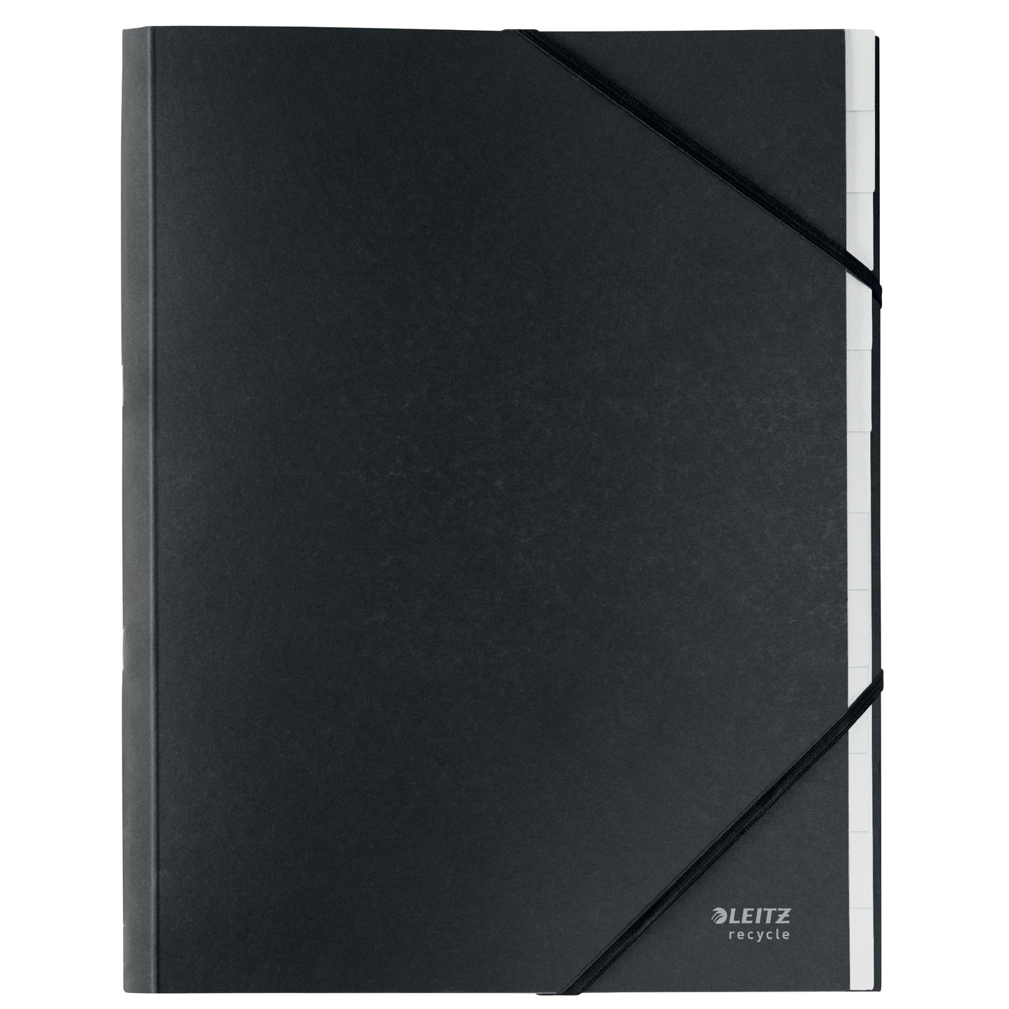 Leitz - Sortiermappe Recycle 12 Register Karton schwarz