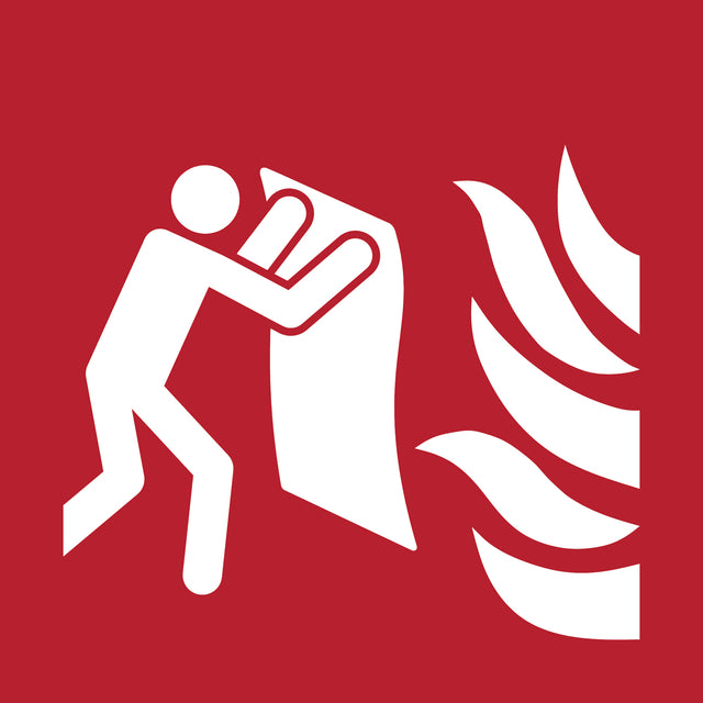 Djois - Pictogram brandblusdeken 200x200mm rd
