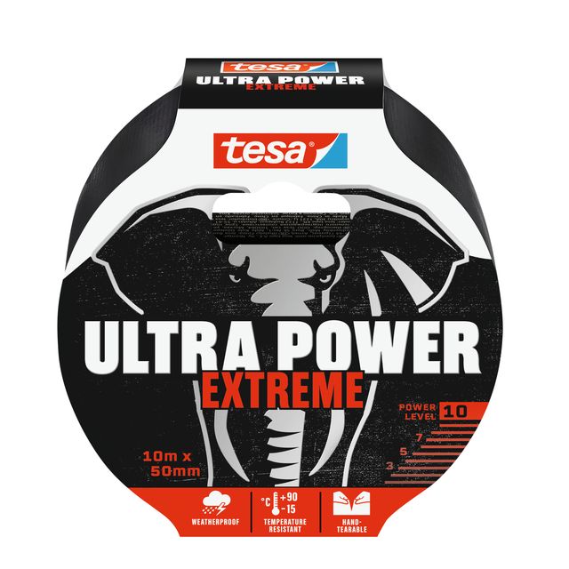 Tesa - Reparatiee Ultra Power Extreme repair 10mx50mm zwart | 6 stuks