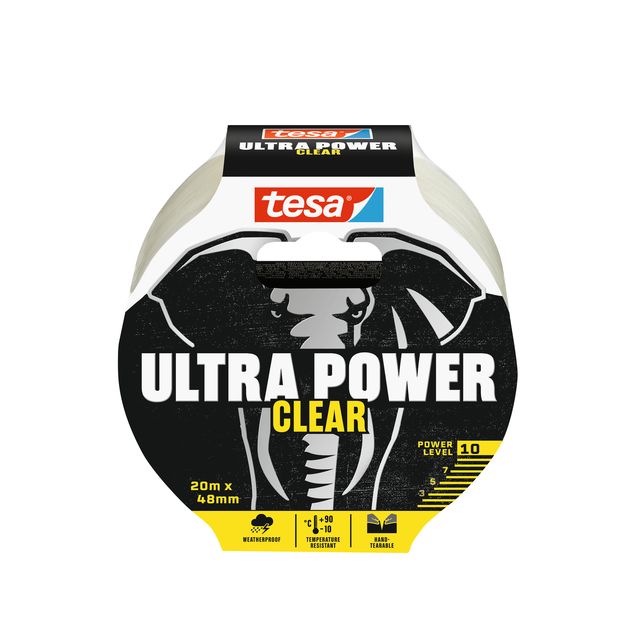 Tesa - Reparatiee Ultra Power Clear repair 20mx48mm transparant | 6 stuks
