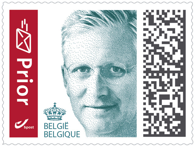 Prior - Timbre-poste Belgique autocollant paquet de 50 pièces