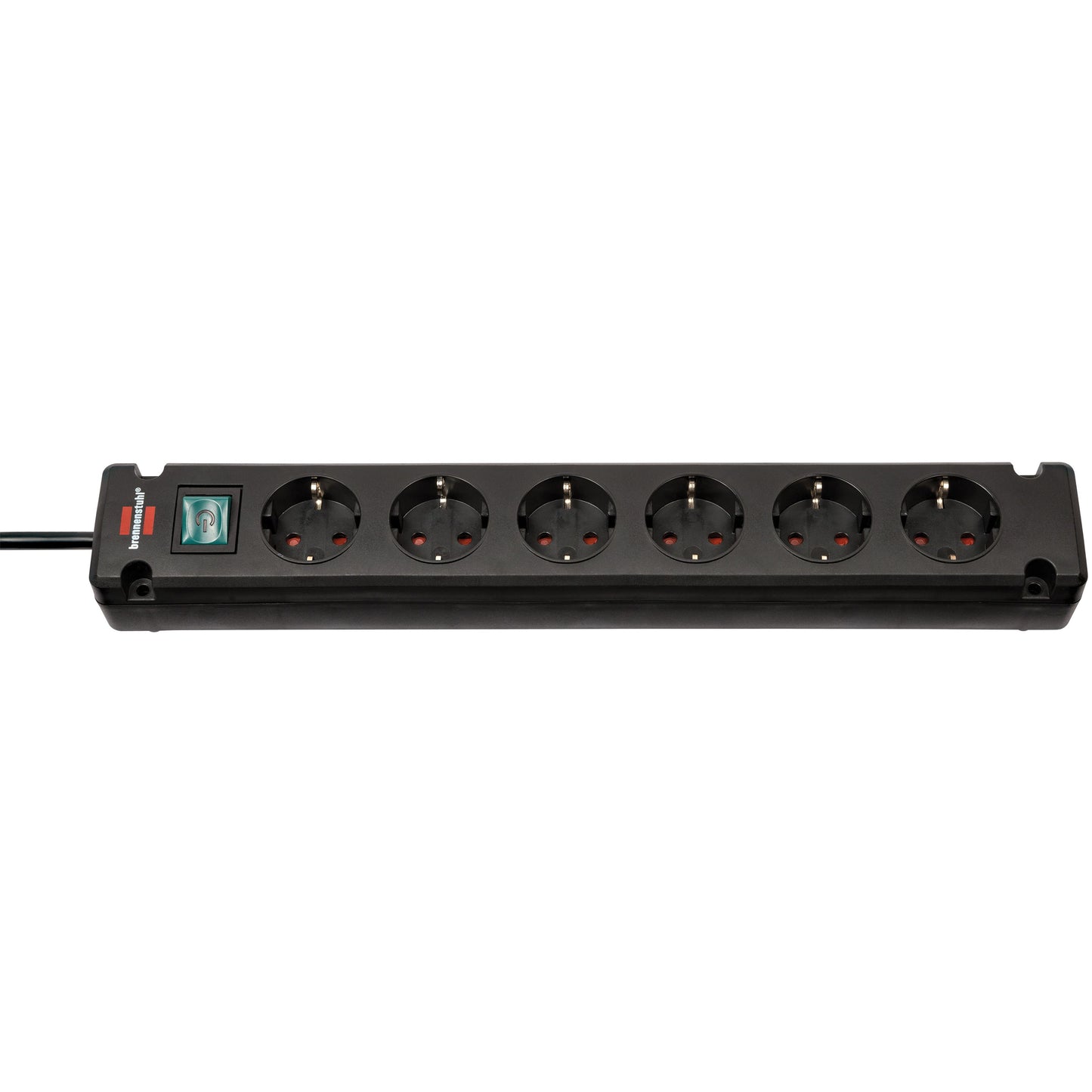 Brennerstuhl - Multiprise Bremounta 6x 3 mètres noir